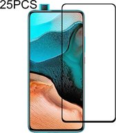 25 STUKS 9H Oppervlaktehardheid 2.5D Volledige lijm Volledig scherm Gehard glasfilm voor Xiaomi Redmi K30 Pro