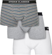 Urban Classics Boxershorts set -M- Wide Stripe 3-Pack Multicolours