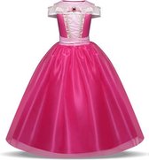 Meisjes Jurk Halloween Cosplay Doornroosje Prinses Jurken Kerst Kostuum Feest Kinderen Kinderkleding, Maat: 110cm (Roze)-Roze
