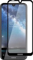 ENKAY Hat-prins Volledige lijm 0.26mm 9H 2.5D Gehard glas Film met volledige dekking voor Nokia 2.2