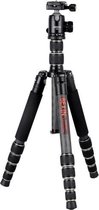 BEXIN BX285C K36 Draagbaar koolstofvezelstatief voor DSLR digitale DV-camcorder