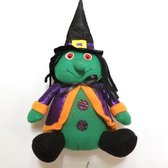 Halloween decoratie lastig speelgoed pluche pop (groen monster)