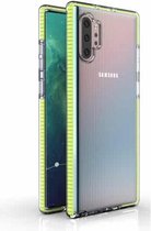 Voor Samsung Galaxy Note10 + TPU tweekleurige schokbestendige beschermhoes (citroengeel)