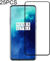 Voor OnePlus 7T Pro 25 PCS Full Glue Full Screen gehard glasfilm