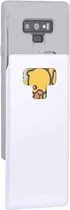 GOOSPERY Sky Slide Bumper TPU + PC Case voor Galaxy Note9, met kaartsleuf (wit)