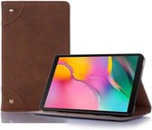 Retro Book Style Horizontale Flip Leren Case met Houder & Kaartsleuven & Portemonnee voor Galaxy Tab A 8.0 (2019) (Lichtbruin)