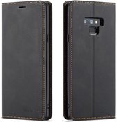 Voor Galaxy Note9 Forwenw Dream Series Oil Edge Sterk magnetisme Horizontale flip lederen tas met houder & kaartsleuven & portemonnee & fotolijst (zwart)