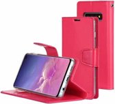 GOOSPERY SONATA DAGBOEK Horizontale lederen flip-hoes voor Galaxy S10, met houder en kaartsleuven en portemonnee (rood)