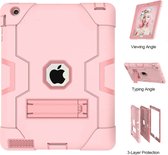 FONU Shock Proof Standcase Hoes iPad 2 / 3 / 4 - 9.7 inch - Lichtroze