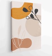 Abstract art nature background vector. Modern shape line art wallpaper 4 - Moderne schilderijen – Vertical – 1932117146 - 50*40 Vertical