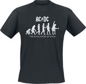 ACDC Evolution Of Rock T-Shirt XL