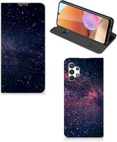 Flip Cover Geschikt voor Samsung Galaxy A32 5G Enterprise Editie | Geschikt voor Samsung A32 4G Smart Cover Hoesje Stars