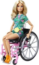 Bol.com Barbie Fashionista Rolstoel Blond - Modepop aanbieding