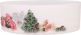 Witte Santa Claus Ovale Windlicht (2x 3 uur)