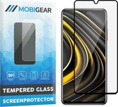 Mobigear Gehard Glas Ultra-Clear Screenprotector voor POCO M3 - Zwart