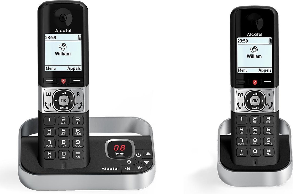 Alcatel F890 Voice Duo - Draadloze Dect Telefoon - Oproepblokkering