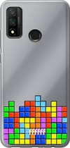 6F hoesje - geschikt voor Huawei P Smart (2020) -  Transparant TPU Case - Tetris #ffffff