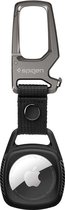 Spigen Rugged Armor AirTag Case - AirTag Sleutelhanger - Beschermhoes - Zwart