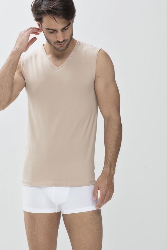 Mey Mouwloos Shirt KM Dry Cotton 46037 - beige - XL