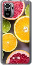 6F hoesje - geschikt voor Xiaomi Redmi Note 10S -  Transparant TPU Case - Citrus Fruit #ffffff