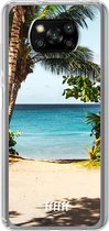 6F hoesje - geschikt voor Xiaomi Poco X3 Pro -  Transparant TPU Case - Coconut View #ffffff