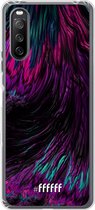 6F hoesje - geschikt voor Sony Xperia 10 III -  Transparant TPU Case - Roots of Colour #ffffff