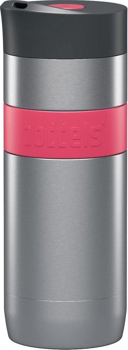 Boddels KOFFJE Koffie-to-go thermosbeker - 37 cl - RVS/Framboos