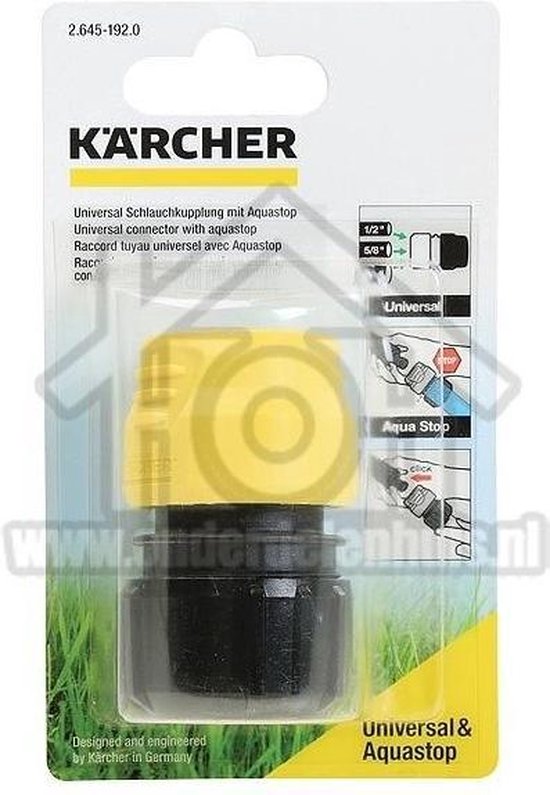 Kärcher Universalhose coupling with Aqua Stop
