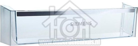 Siemens Flessenrek Transparant, 460x114x120mm KI18LV51, KI20LV52, KT16LPW 00705188