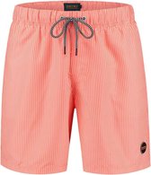 Shiwi - Heren Zwembroek -  Skinny Stripe - Neon Orange