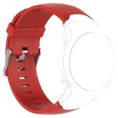 Smart Watch siliconen polsband horlogeband voor Garmin Approach S3 (rood)