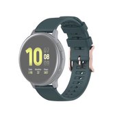 Voor Galaxy Watch Active 3 / Active 2 / Active / Galaxy Watch 3 41 mm / Galaxy Watch 42 mm 20 mm Dot textuur polsband (olijfgroen)