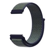 Voor Samsung Galaxy Watch 46 mm eenvoudige nylon gevlochten riem (diep mistgrijs)