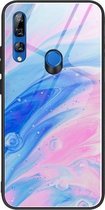 Voor Huawei Y9 Prime (2019) / P Smart Z marmeren patroon glas beschermhoes (DL05)