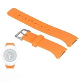 Effen kleur polsband horlogeband voor Galaxy Gear S2 R720 (oranje)