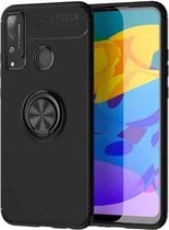 Voor Huawei Honor Play 4T Lenuo schokbestendige TPU beschermhoes met onzichtbare houder (zwart)