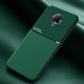 Voor Xiaomi Redmi K30 Pro Classic Tilt Strip Grain Magnetisch Schokbestendig PC + TPU-hoesje (groen)