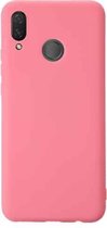 Voor Huawei nova 3 schokbestendig Frosted TPU beschermhoes (roze)