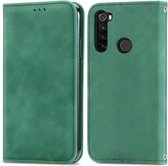 Voor Xiaomi Redmi Note 8 Retro Skin Feel Business Magnetische Horizontale Flip Leren Case Met Houder & Kaartsleuven & Portemonnee & Fotolijst (Groen)