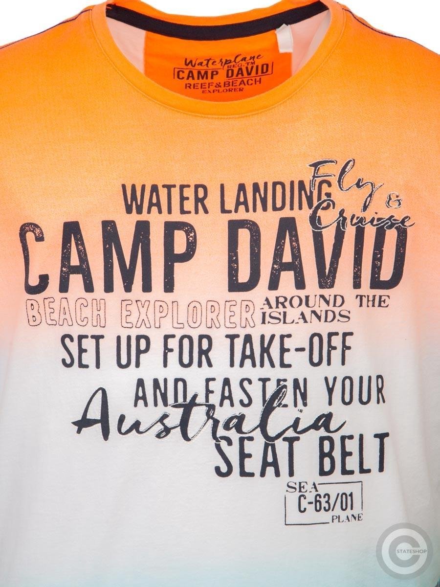 Kleidung & Accessoires Herren-T-Shirts Camp David Camp David ® Dip-Dye T- Shirt 