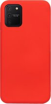 - ADEL Siliconen Back Cover Softcase Hoesje Geschikt voor Samsung Galaxy S10 Lite - Rood