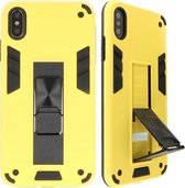 Wicked Narwal | Stand Hardcase Backcover voor iPhone X / Xs Geel
