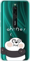 Voor Xiaomi Redmi Note 8 Lucency Painted TPU Protective (Face Panda)