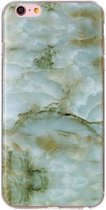 Apple iPhone 6/6s Hoesje - Mobigear - Marble Serie - TPU Backcover - Groen - Hoesje Geschikt Voor Apple iPhone 6/6s