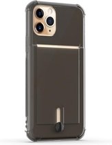 Voor iPhone 11 Pro Max schokbestendige TPU-beschermhoes met kaartsleuf (zwart)