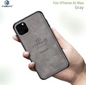 PINWUYO Schokbestendige waterdichte volledige dekking PC + TPU + huidbeschermhoes voor iPhone 11 Pro Max (grijs)