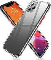 Voor iPhone 11 Pro Max iPAKY Starshine-serie schokbestendig TPU + pc-hoesje (transparant + rood)