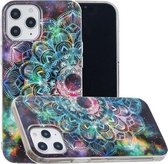 Voor iPhone 12 Pro Max Luminous TPU zachte beschermhoes (Mandala Flower)