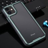 iPAKY voor iPhone 11 schokbestendige pc + siliconen airbag beschermhoes (groen)