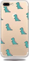 Voor iPhone 7 Plus / 8 Plus Lucency Painted TPU Protective (Mini Dinosaurus)